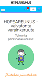 Mobile Screenshot of hopeareunus.net